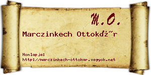 Marczinkech Ottokár névjegykártya